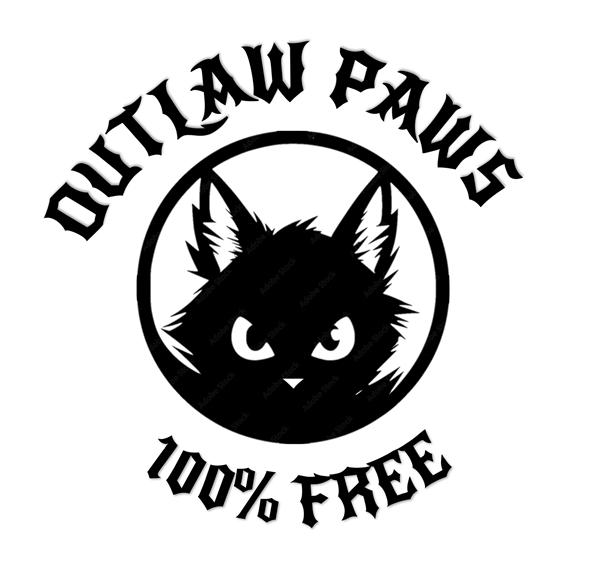 Die "OUTLAW PAWS" auf dem Cat Cottage.